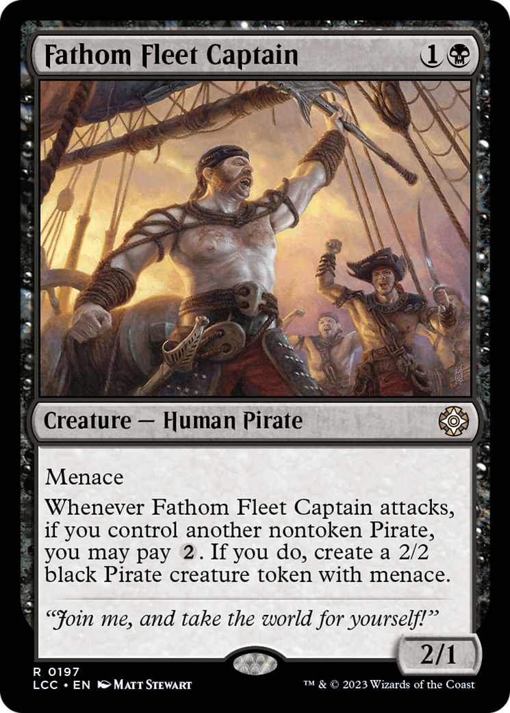 Fathom Fleet Captain [The Lost Caverns of Ixalan Commander] | Mindsight Gaming