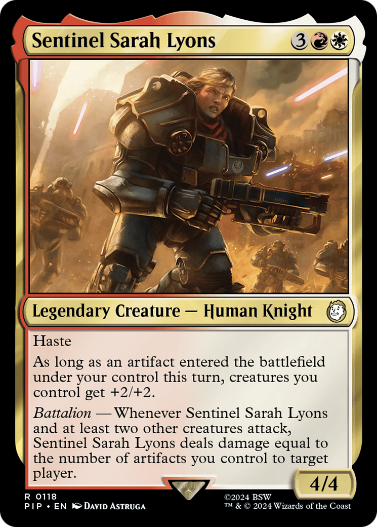Sentinel Sarah Lyons [Fallout] | Mindsight Gaming