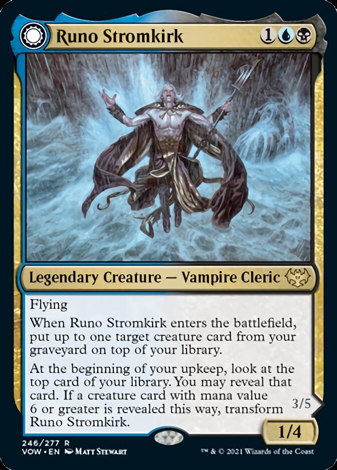 Runo Stromkirk // Krothuss, Lord of the Deep [Innistrad: Crimson Vow] | Mindsight Gaming