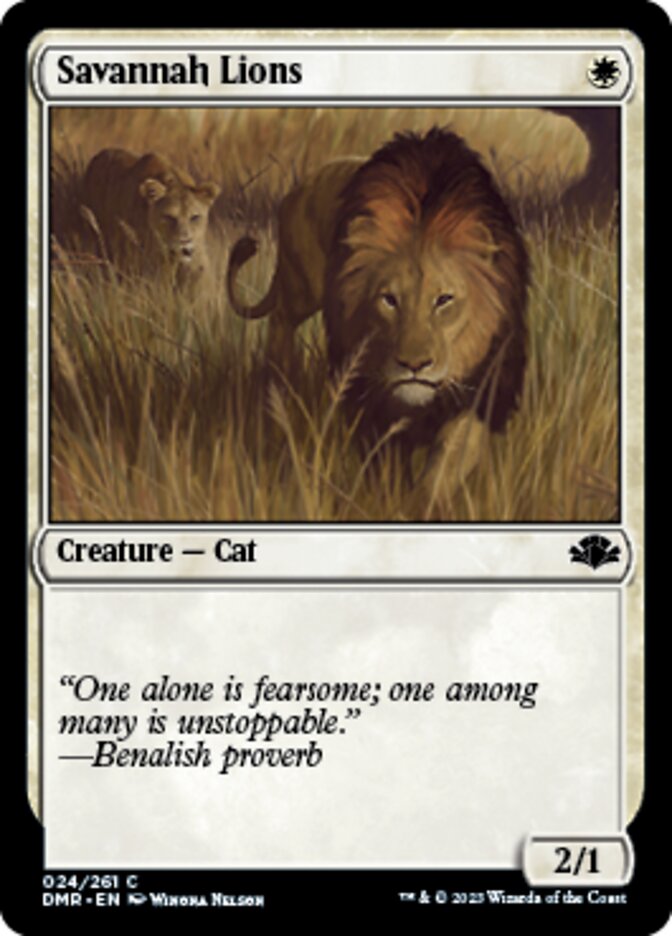 Savannah Lions [Dominaria Remastered] | Mindsight Gaming