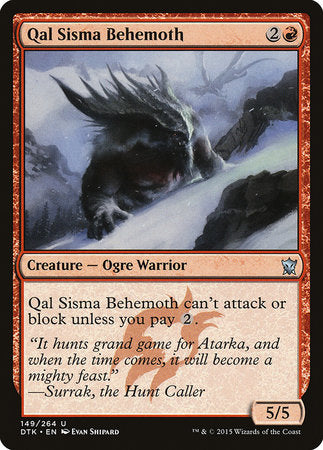 Qal Sisma Behemoth [Dragons of Tarkir] | Mindsight Gaming