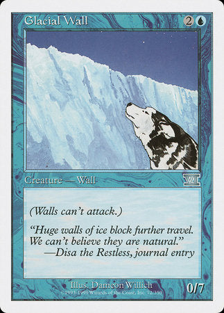 Glacial Wall [Classic Sixth Edition] | Mindsight Gaming