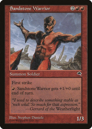 Sandstone Warrior [Tempest] | Mindsight Gaming