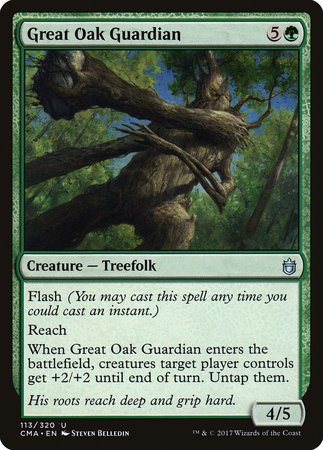Great Oak Guardian [Commander Anthology] | Mindsight Gaming