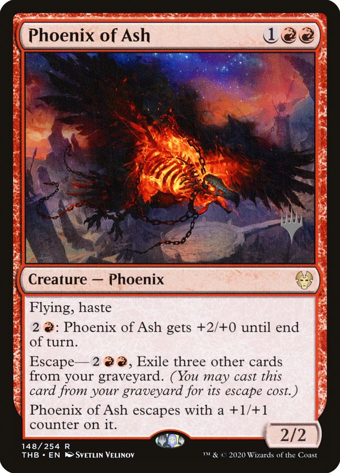 Phoenix of Ash (Promo Pack) [Theros Beyond Death Promos] | Mindsight Gaming