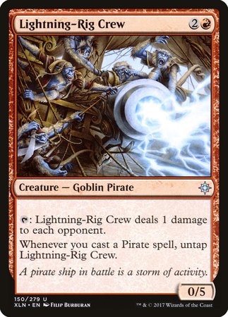 Lightning-Rig Crew [Ixalan] | Mindsight Gaming