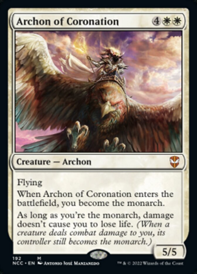 Archon of Coronation [Streets of New Capenna Commander] | Mindsight Gaming