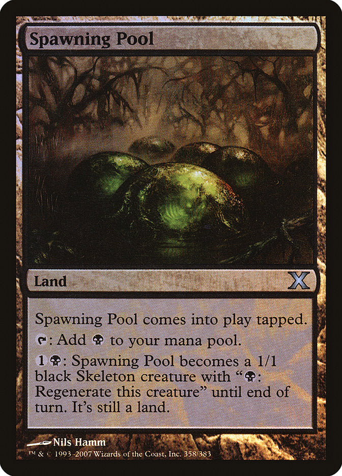 Spawning Pool (Premium Foil) [Tenth Edition] | Mindsight Gaming
