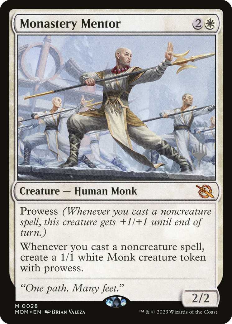 Monastery Mentor (Promo Pack) [March of the Machine Promos] | Mindsight Gaming