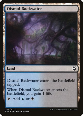 Dismal Backwater [Commander 2018] | Mindsight Gaming