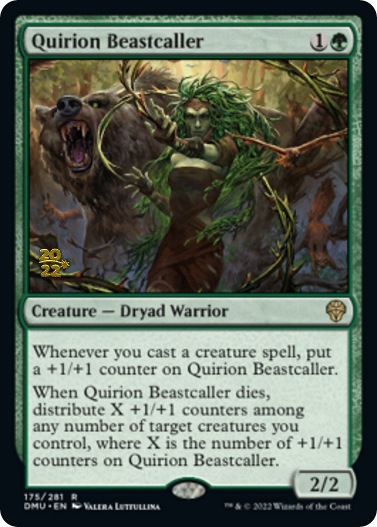 Quirion Beastcaller [Dominaria United Prerelease Promos] | Mindsight Gaming