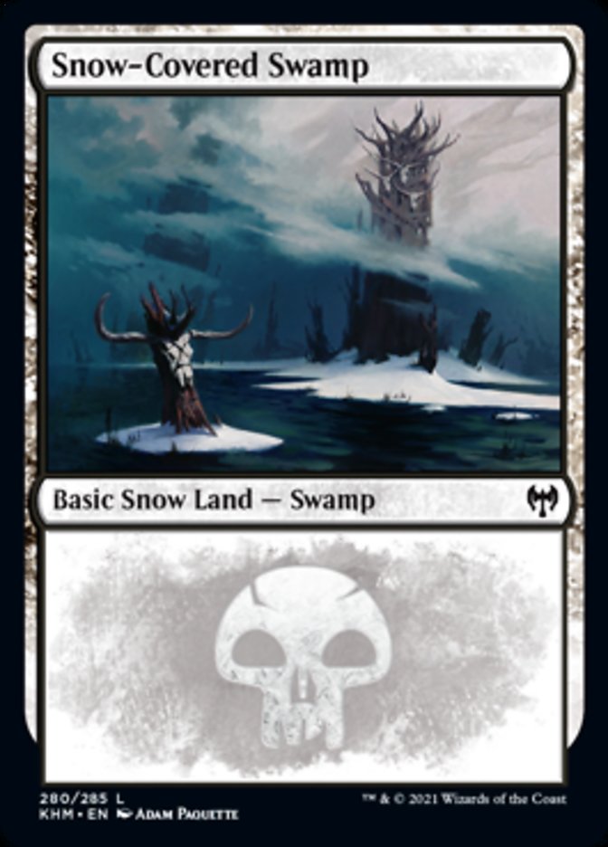 Snow-Covered Swamp (280) [Kaldheim] | Mindsight Gaming