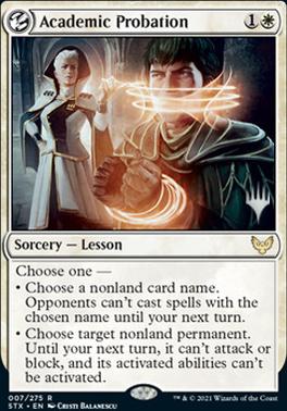 Academic Probation (Promo Pack) [Strixhaven: School of Mages Promos] | Mindsight Gaming