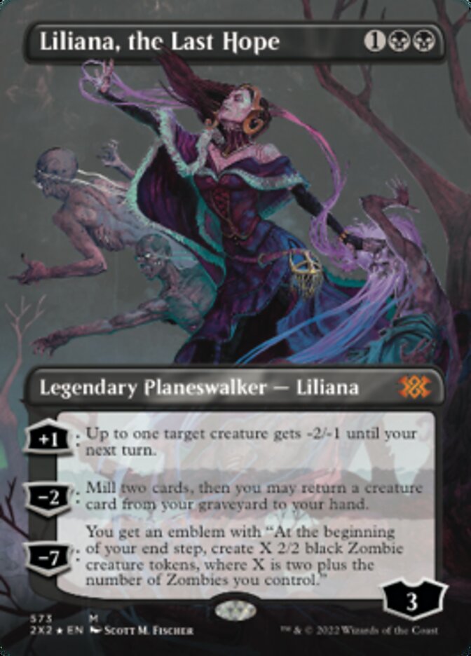 Liliana, the Last Hope (Textured Foil) [Double Masters 2022] | Mindsight Gaming