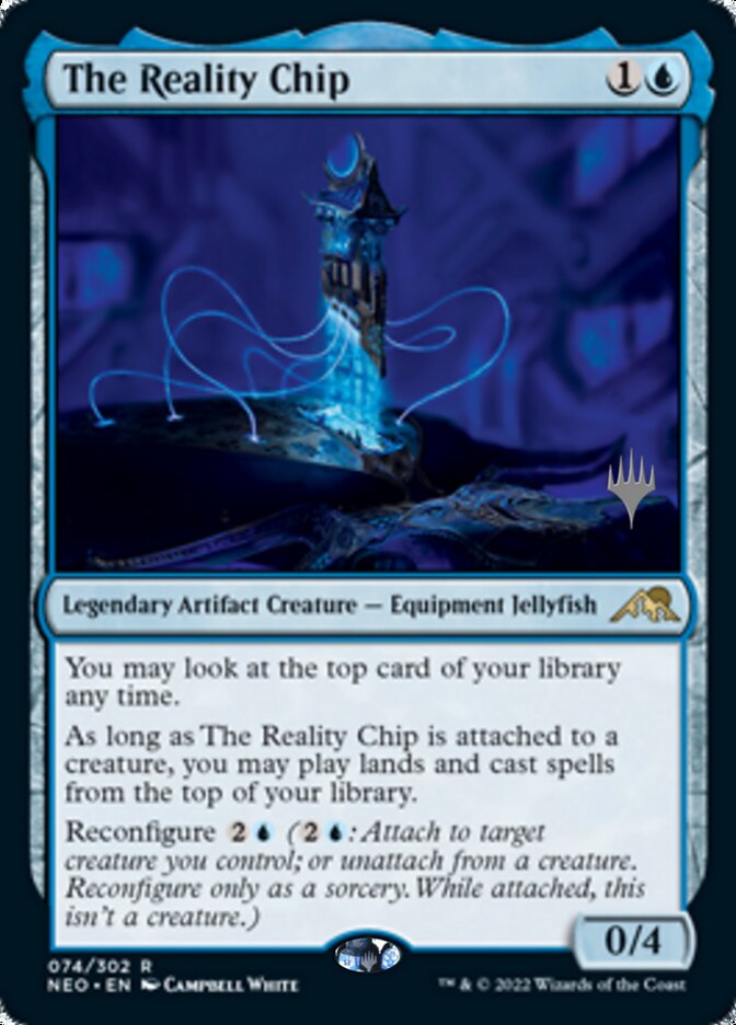 The Reality Chip (Promo Pack) [Kamigawa: Neon Dynasty Promos] | Mindsight Gaming