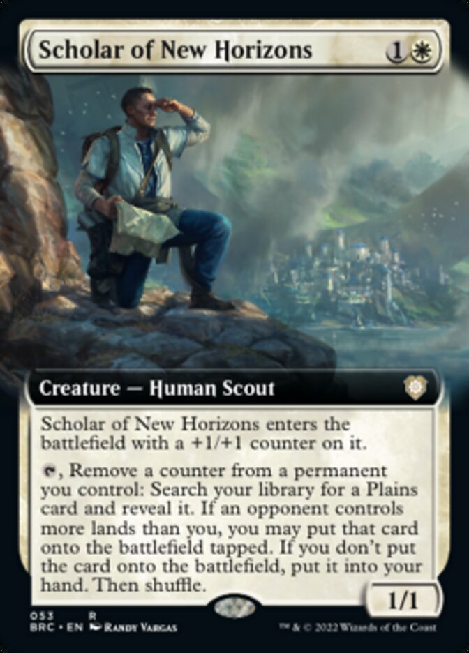 Scholar of New Horizons (Extended Art) [The Brothers' War Commander] | Mindsight Gaming