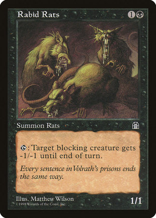 Rabid Rats [Stronghold] | Mindsight Gaming