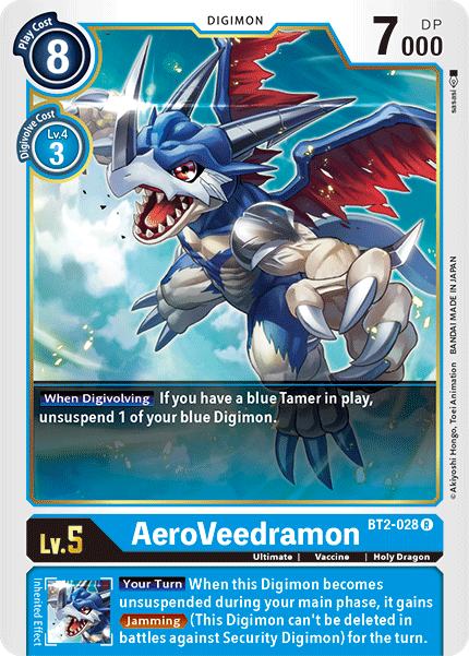 AeroVeedramon [BT2-028] [Release Special Booster Ver.1.5] | Mindsight Gaming