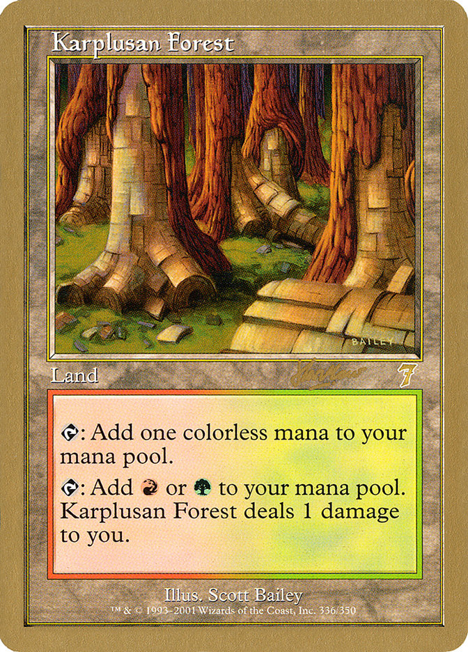 Karplusan Forest (Sim Han How) [World Championship Decks 2002] | Mindsight Gaming