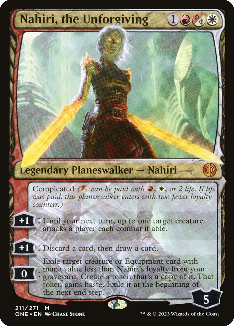 Nahiri, the Unforgiving [Phyrexia: All Will Be One] | Mindsight Gaming