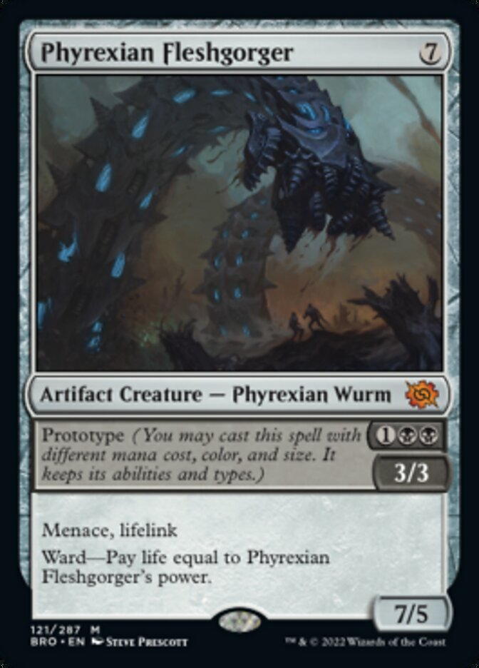 Phyrexian Fleshgorger (Promo Pack) [The Brothers' War Promos] | Mindsight Gaming