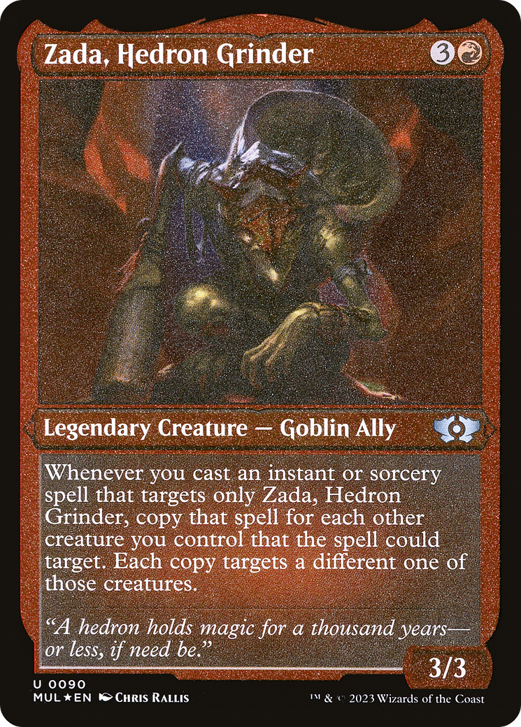 Zada, Hedron Grinder (Foil Etched) [Multiverse Legends] | Mindsight Gaming