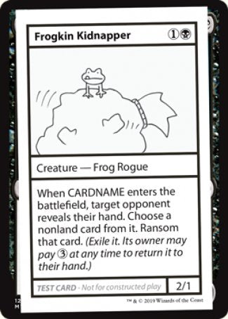 Frogkin Kidnapper (2021 Edition) [Mystery Booster Playtest Cards] | Mindsight Gaming