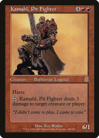 Kamahl, Pit Fighter [Odyssey] | Mindsight Gaming