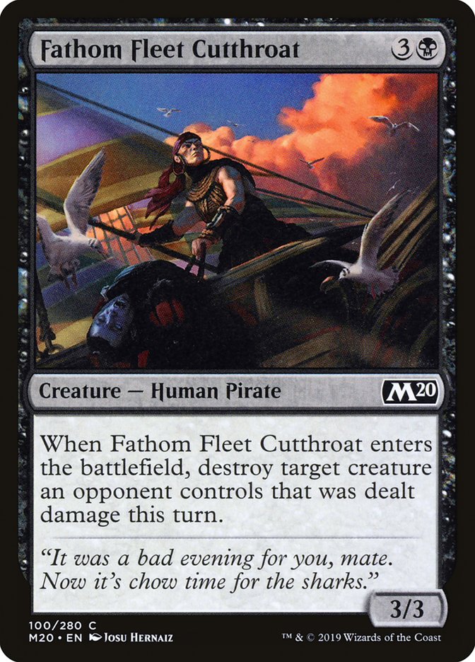 Fathom Fleet Cutthroat [Core Set 2020] | Mindsight Gaming