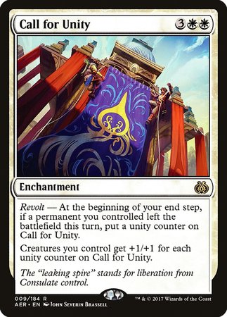 Call for Unity [Aether Revolt] | Mindsight Gaming