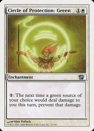 Circle of Protection: Green [Eighth Edition] | Mindsight Gaming