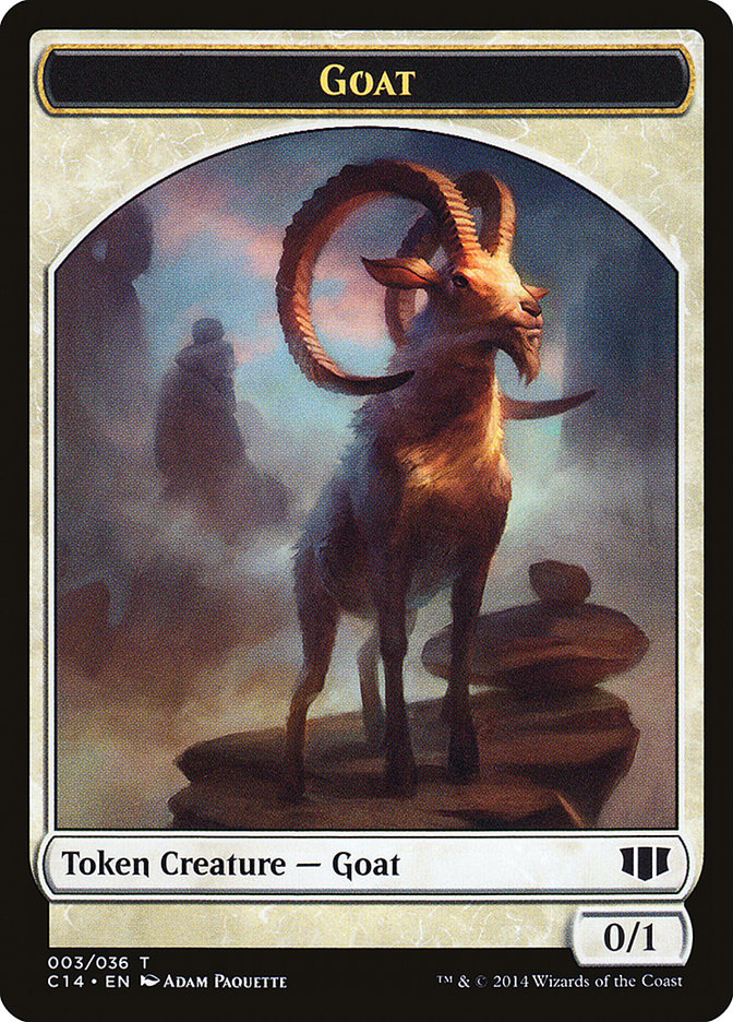 Wurm (032/036) // Goat Double-sided Token [Commander 2014 Tokens] | Mindsight Gaming