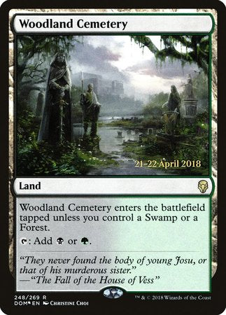 Woodland Cemetery [Dominaria Promos] | Mindsight Gaming