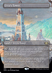 Urza's Tower (Borderless) [Double Masters] | Mindsight Gaming