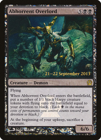 Abhorrent Overlord [Theros Promos] | Mindsight Gaming