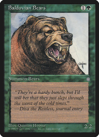 Balduvian Bears [Ice Age] | Mindsight Gaming