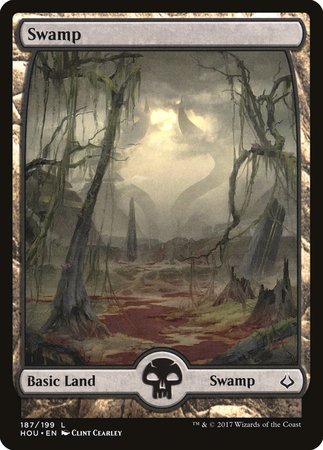 Swamp (187) - Full Art [Hour of Devastation] | Mindsight Gaming