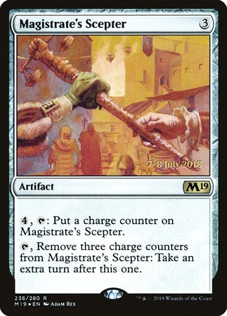 Magistrate's Scepter [Core Set 2019 Promos] | Mindsight Gaming