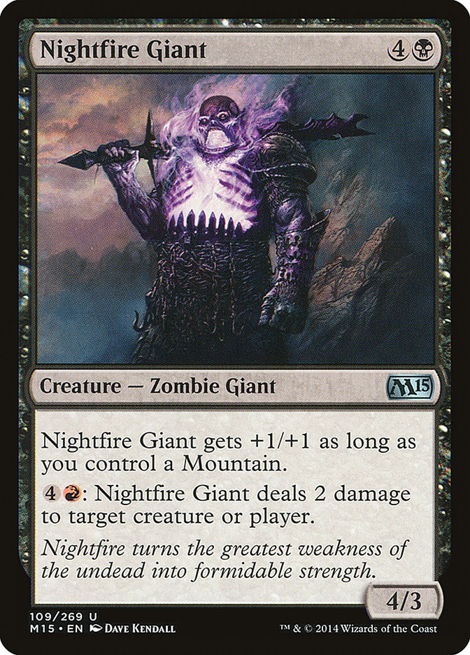 Nightfire Giant [Magic 2015] | Mindsight Gaming