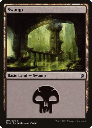Swamp (304) [Commander Anthology] | Mindsight Gaming