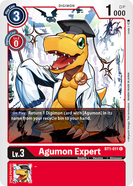 Agumon Expert [BT1-011] [Release Special Booster Ver.1.0] | Mindsight Gaming