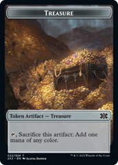 Saproling // Treasure Double-sided Token [Double Masters 2022 Tokens] | Mindsight Gaming