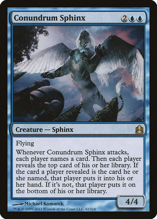 Conundrum Sphinx [Commander 2011] | Mindsight Gaming