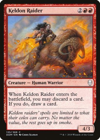 Keldon Raider [Dominaria] | Mindsight Gaming