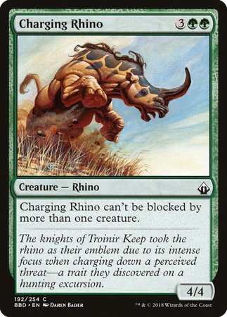 Charging Rhino [Battlebond] | Mindsight Gaming