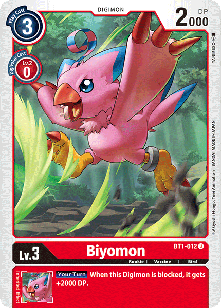 Biyomon [BT1-012] [Release Special Booster Ver.1.0] | Mindsight Gaming