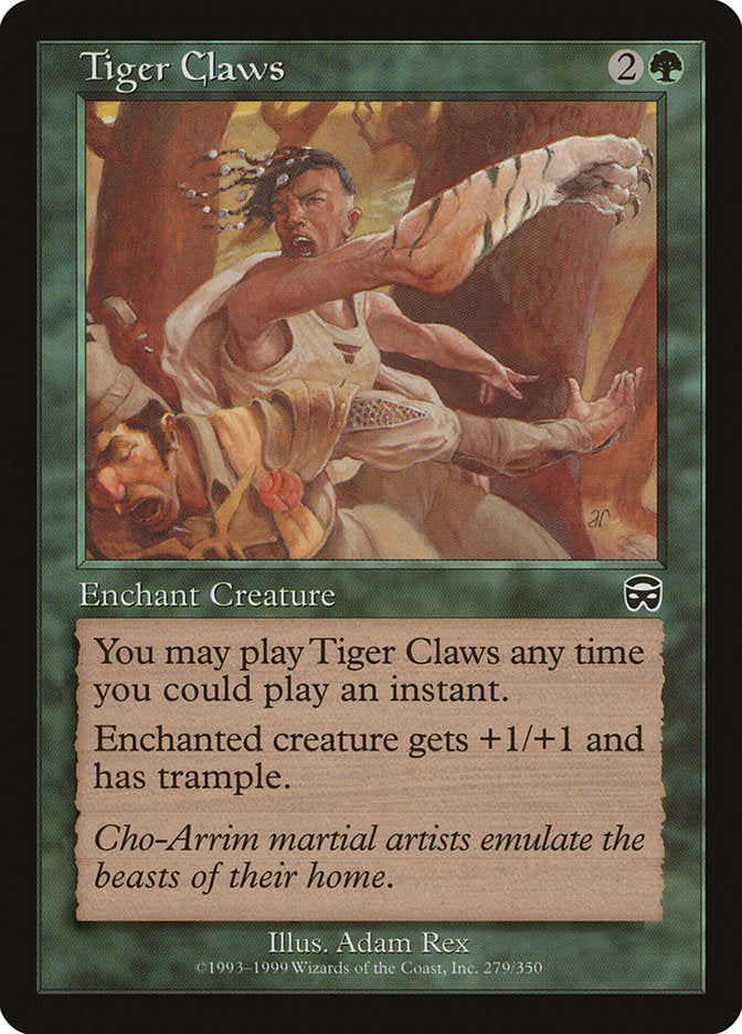 Tiger Claws [Mercadian Masques] | Mindsight Gaming