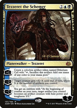 Tezzeret the Schemer [Aether Revolt Promos] | Mindsight Gaming
