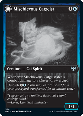 Mischievous Catgeist // Catlike Curiosity [Innistrad: Double Feature] | Mindsight Gaming