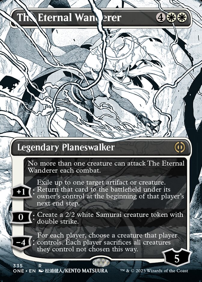 The Eternal Wanderer (Borderless Manga) [Phyrexia: All Will Be One] | Mindsight Gaming